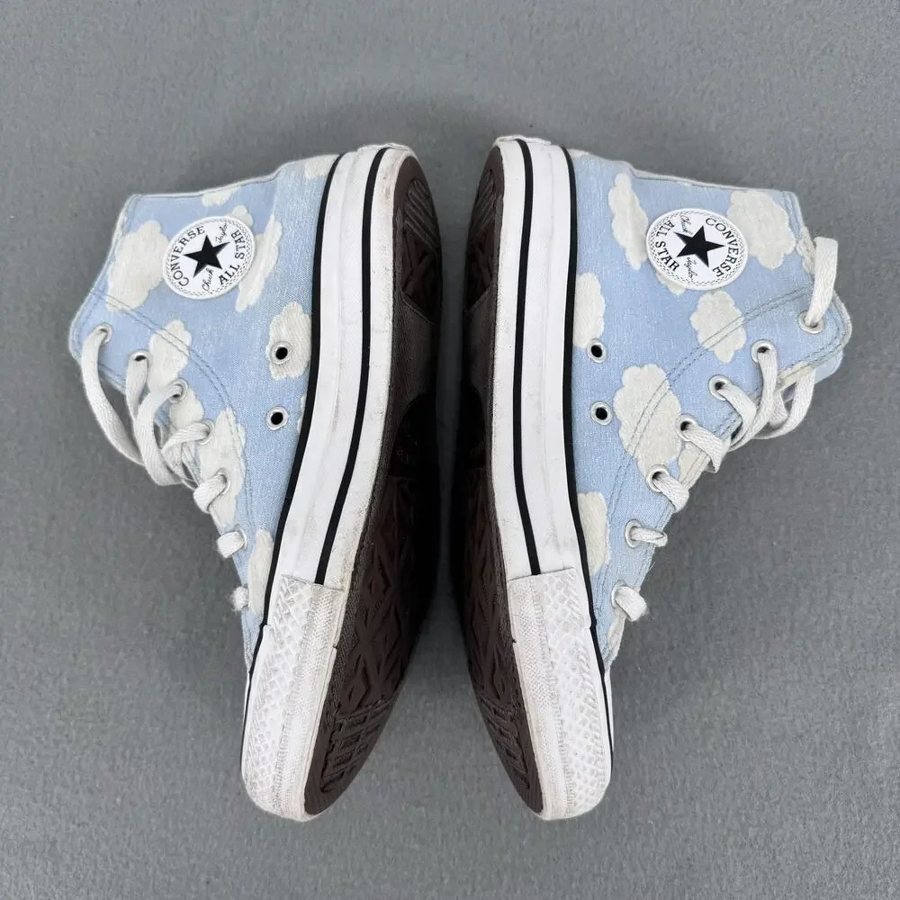 Converse Chuck Taylor All Star Shoes Youth Size 5 Blue Cloud High Top‎ Sneakers